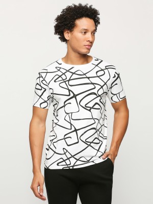 Pepe Jeans Printed Men Round Neck White T-Shirt