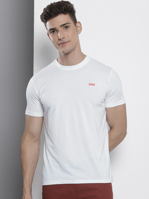 The Indian Garage Co. Printed Men Round Neck White T-Shirt