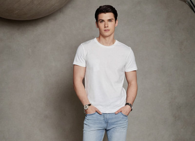RR Solid Men Round Neck White T-Shirt