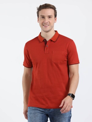 Classic Polo Solid Men Polo Neck Red T-Shirt