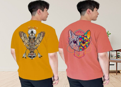 xpecto style Graphic Print Men Round Neck White T-Shirt