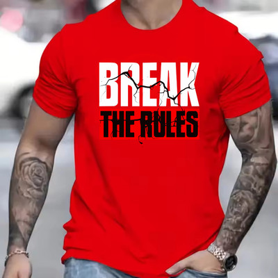 NOMITH Printed Men Round Neck Red T-Shirt