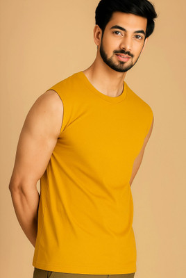 JB Jangoboy Solid Men Round Neck Grey T-Shirt