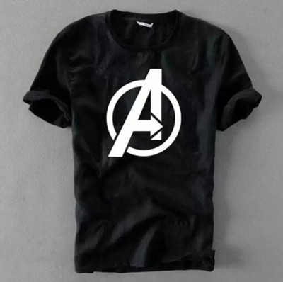 Topster Printed Men Round Neck Black T-Shirt
