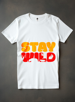 FashionHeads Printed Men Round Neck White T-Shirt