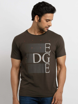 Status Quo Solid Men Round Neck Green T-Shirt