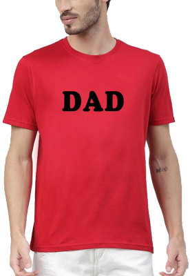 BESTEESCLOTHING Printed, Typography Men Round Neck Red T-Shirt