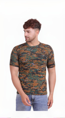 shri radhe Printed Men Round Neck Multicolor T-Shirt