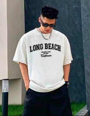 SDTRADERS Typography Men Round Neck White T-Shirt