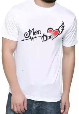 ApheFashion Typography, Graphic Print Men Round Neck White T-Shirt
