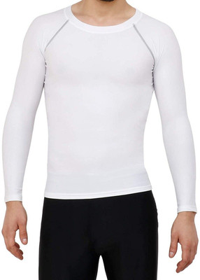 never lose Solid Men Round Neck White T-Shirt