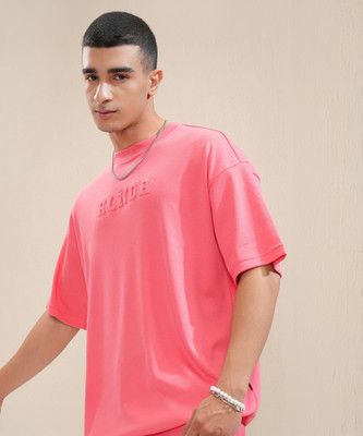 HIGHLANDER Printed Men Round Neck Red T-Shirt