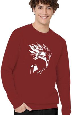 Doomee Printed Men Round Neck Brown T-Shirt