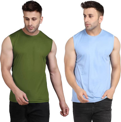 Moordale Fab Solid Men Round Neck Dark Blue, Blue T-Shirt