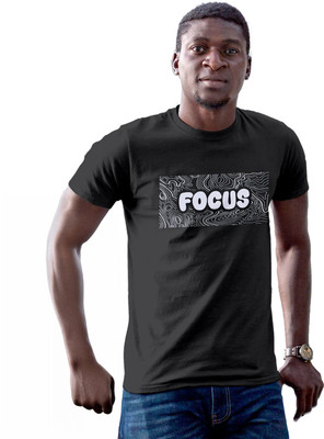 Fighterhero Printed Men Round Neck Black T-Shirt