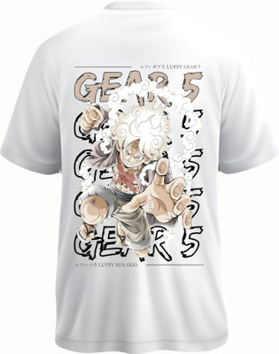 YumeClothing Graphic Print Men Round Neck Black T-Shirt