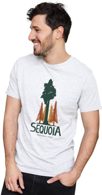 NOIDAPRINT Printed Men Round Neck Multicolor T-Shirt