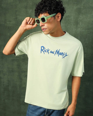 BEWAKOOF Graphic Print Men Round Neck Green T-Shirt