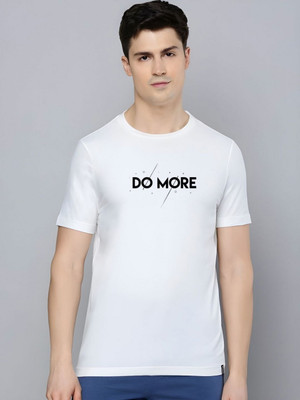 SZN Graphic Print Men Round Neck White T-Shirt