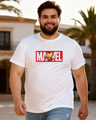 BEWAKOOF Graphic Print Men Round Neck White T-Shirt