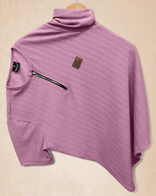 METRONAUT Solid Men Round Neck Pink T-Shirt