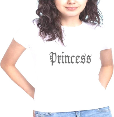 EJIS Typography Women Round Neck White T-Shirt