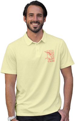 Fighterhero Printed Men Polo Neck Yellow T-Shirt