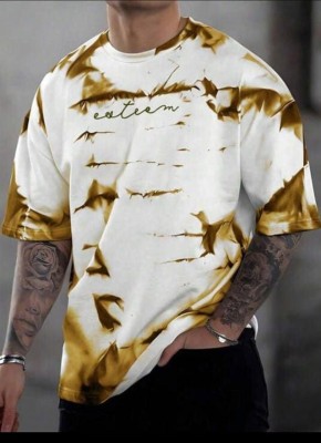 Bornforfashion Printed Men Round Neck Multicolor T-Shirt