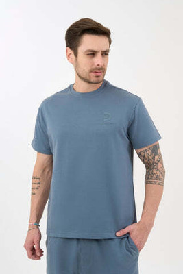 DCYPHR Graphic Print Men Round Neck Grey T-Shirt