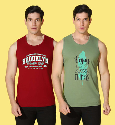 WOOSTRO Graphic Print Men Round Neck Multicolor T-Shirt