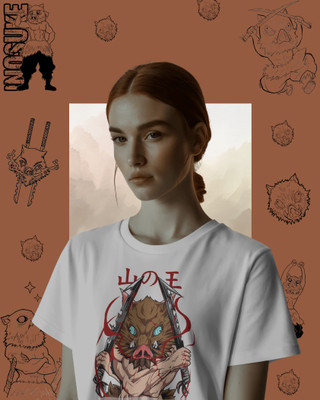 EYESTOP Graphic Print Women Round Neck White T-Shirt