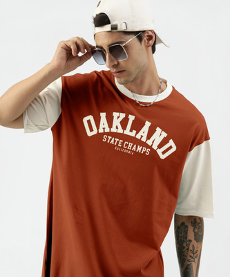 MANIAC Printed, Typography Men Round Neck Multicolor T-Shirt