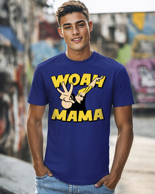 BEWAKOOF Graphic Print Men Round Neck Blue T-Shirt