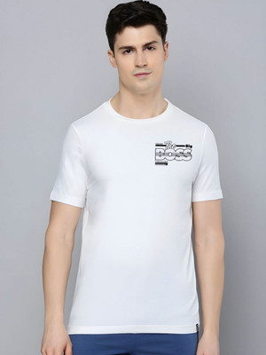 SZN Graphic Print Men Round Neck White T-Shirt
