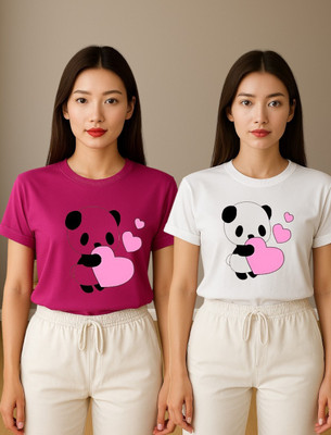 Berlin Graphic Print Women Round Neck Multicolor T-Shirt
