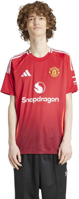 ADIDAS Graphic Print Men Crew Neck Red T-Shirt