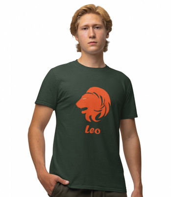 HopOffer Printed, Typography Men Round Neck Green T-Shirt