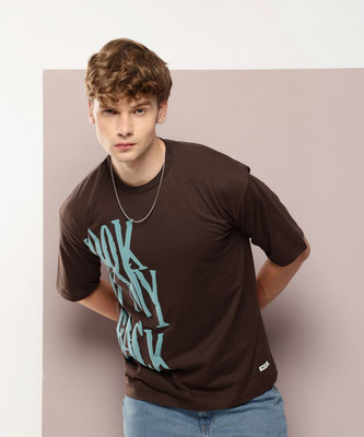 Kook N Keech Graphic Print Men Round Neck Brown T-Shirt