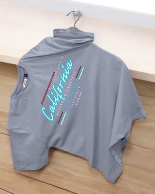 Magneto Printed Men Crew Neck Grey T-Shirt