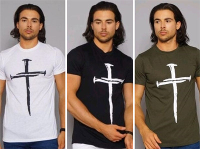 TEE TREE Printed Men Round Neck Multicolor T-Shirt