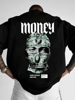 Smosh Printed Men Round Neck Black T-Shirt