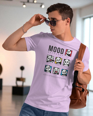 FLYIND VOGUE OUTFIT Graphic Print Men Round Neck Purple T-Shirt