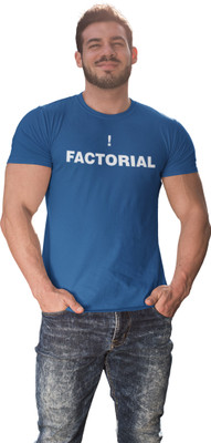 DOGAR ESSENTIALS Typography Men Round Neck Blue T-Shirt