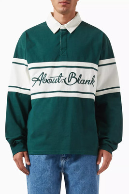 Hackmen Printed Men Polo Neck Green, White T-Shirt