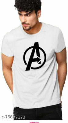 EZCLOTHING Graphic Print Men Round Neck White T-Shirt