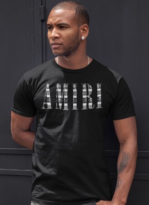 THE ARMOUR OF WARRIOR Typography Men Round Neck Black T-Shirt