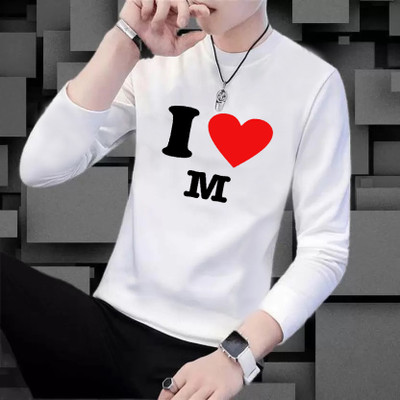 HouseOfCommon Printed Men Round Neck White T-Shirt