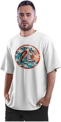 KRYONIX Printed Men Round Neck Multicolor T-Shirt