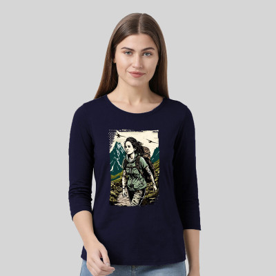 Smart Colors Graphic Print Women Round Neck Multicolor T-Shirt