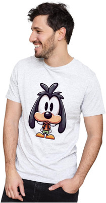 KRYONIX Printed Men Round Neck White T-Shirt